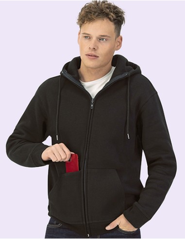 S-SW240-Organic Cotton Unisex Sweat Jacket
